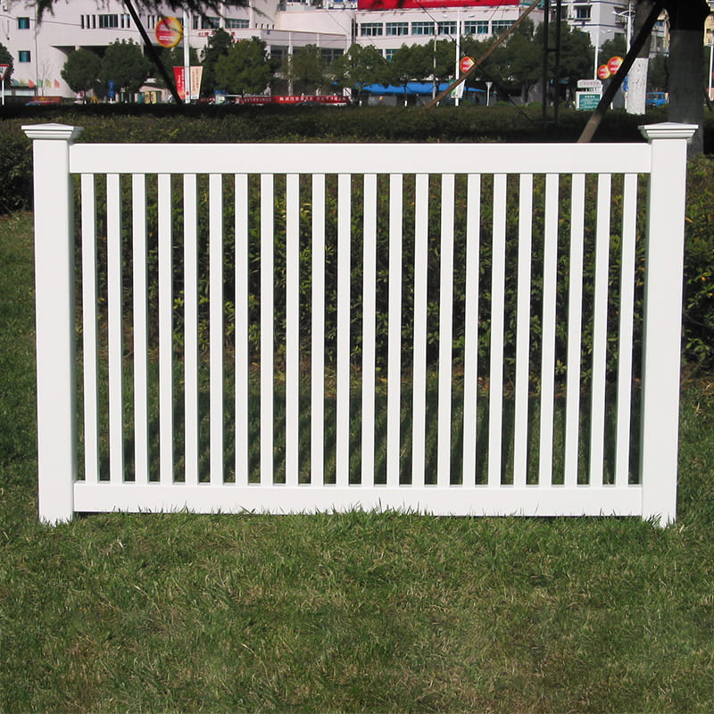 HBA pvc vertical railing fence