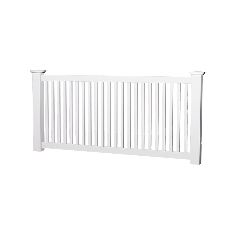 HBA pvc vertical railing fence