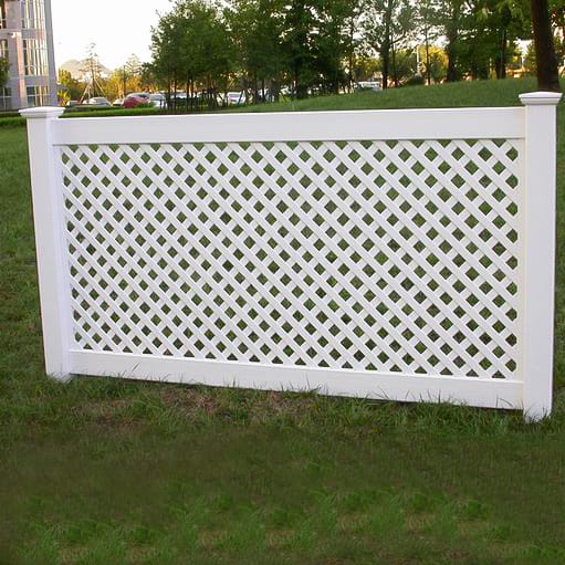 HBJ pvc lattice fence