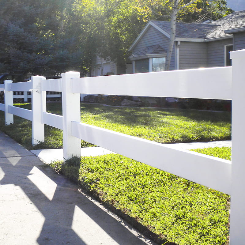 HDA 2-rail pvc farm fence