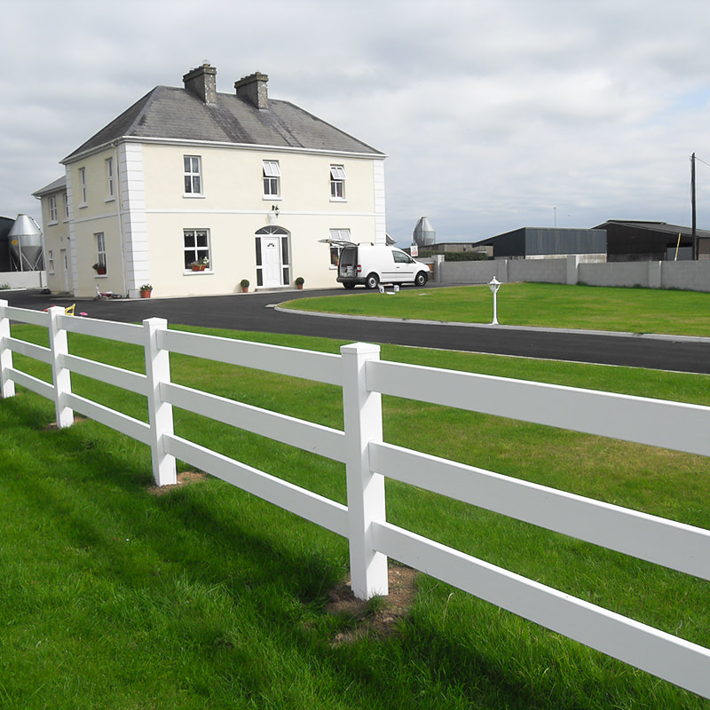 HDB 3-rail pvc horse fence