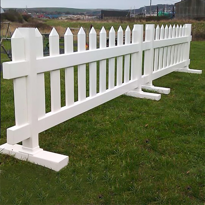 Pvc portable picket fence