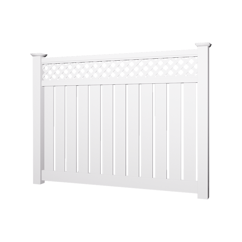 HEP lattice top semi privacy fence