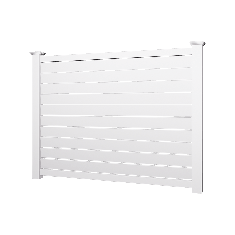 HFC louvered semi privacy fence