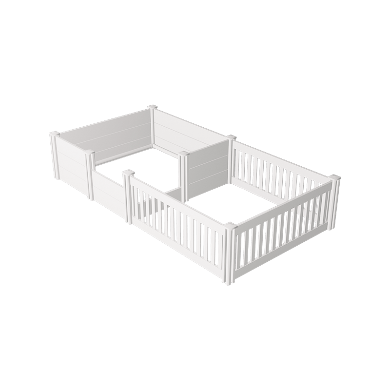 Pvc whelping box with playpen